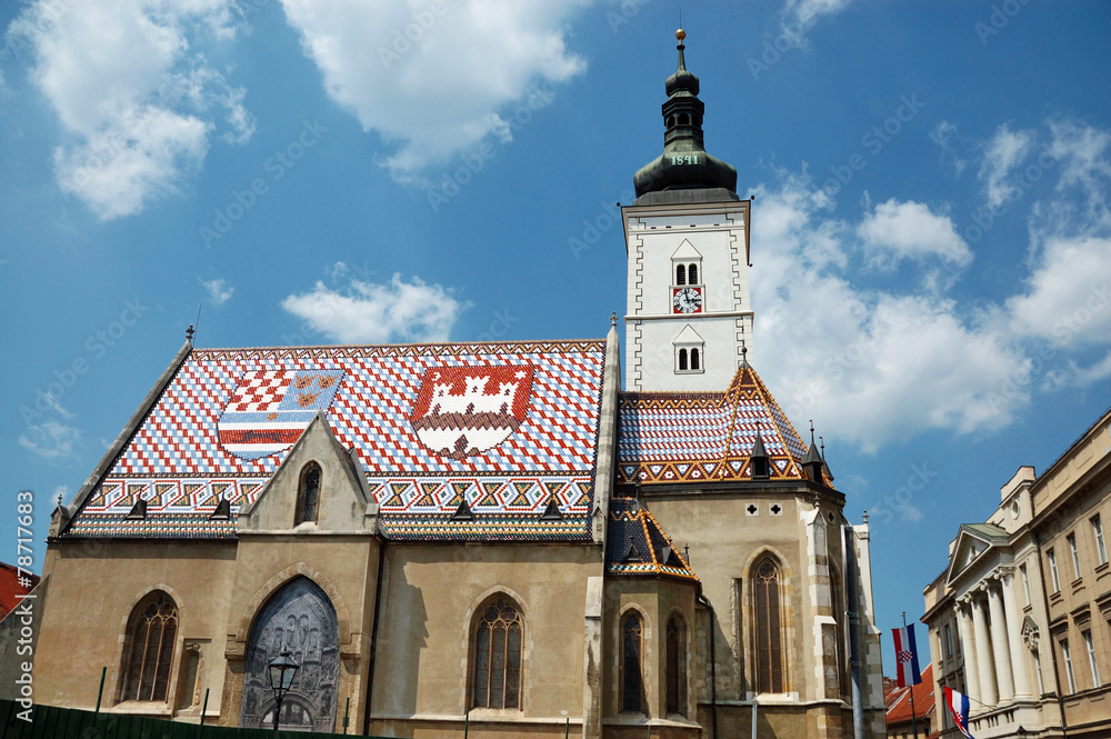 Загреб Церковь Святого Марка