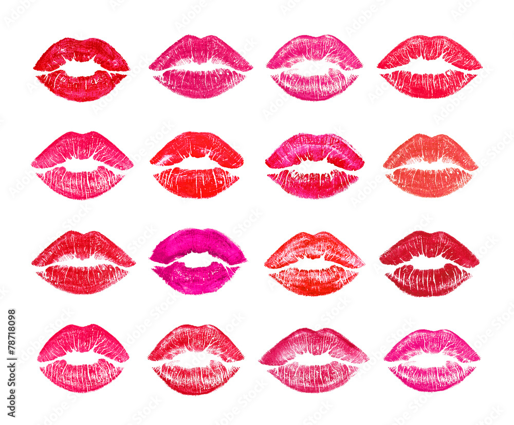 Fototapeta premium Beautiful red lips