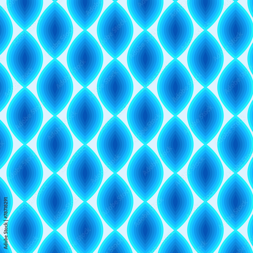 Fototapeta premium Glowing Abstract Pattern in Shades of Blue, vector