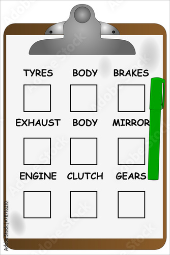 Garage Clipboard