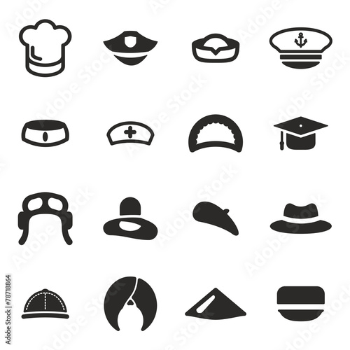 Hat Icons  Set 1