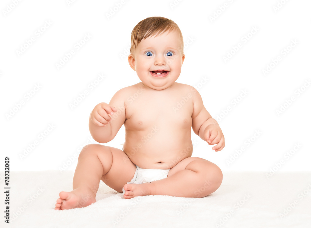 baby on white baby on white