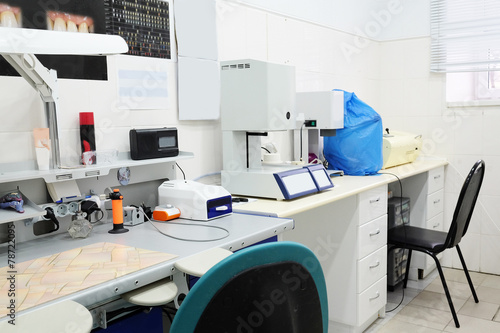 Obraz na płótnie Dental laboratory w salonie