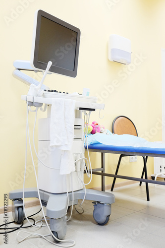 Interior of hospital room with ultrasound machine © Dmitry Vereshchagin