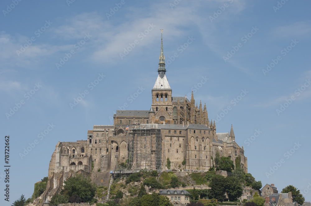 Mont Saint Michel (France).