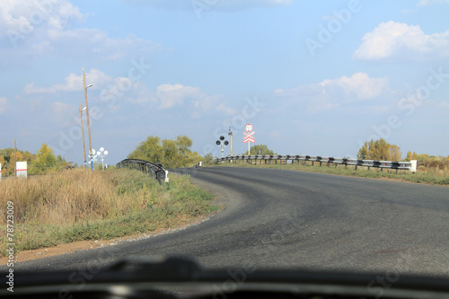 Fototapeta Naklejka Na Ścianę i Meble -  The bend in the road