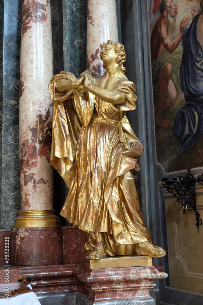 Saint John the Evangelist, Barmherzigenkirche in Graz, Austria 