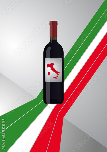 italian wine bottle
