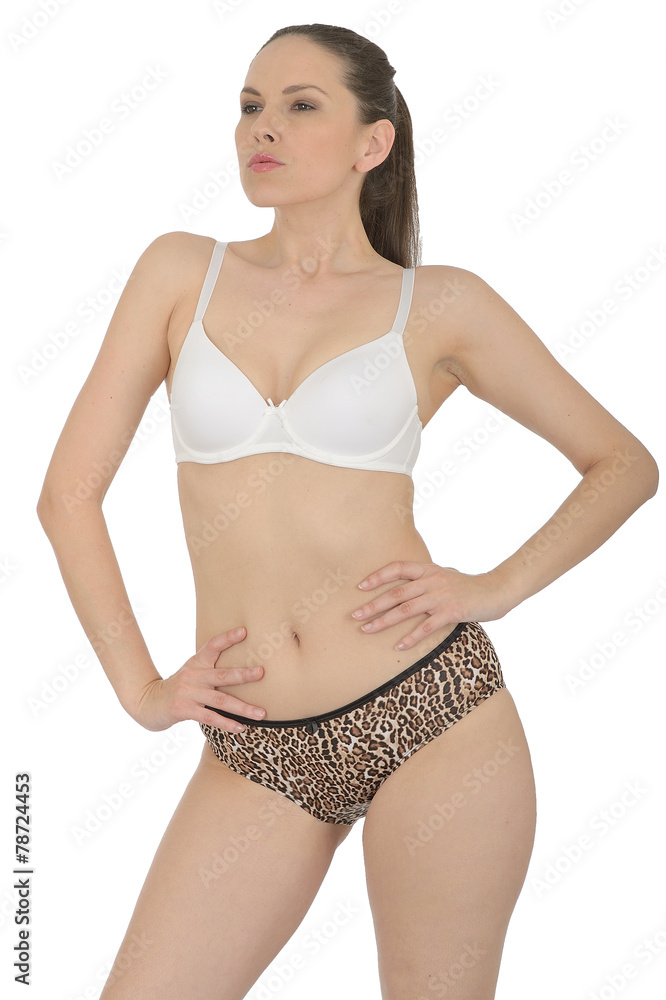 Obraz premium Sexy Young Pin Up Model Wearing Lingerie