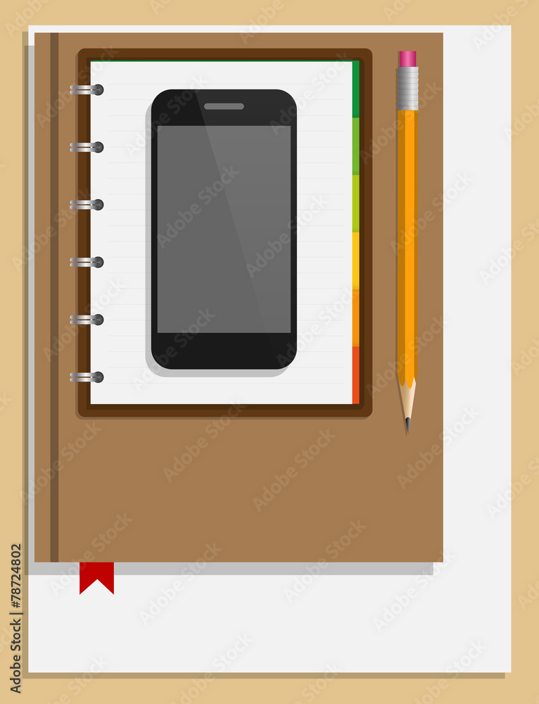 Creative Office Workplace Concept. Vector Illustration. Creative Office Workplace Concept. Vector Illustration.