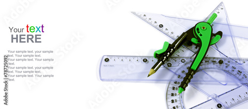 Geometry set for school