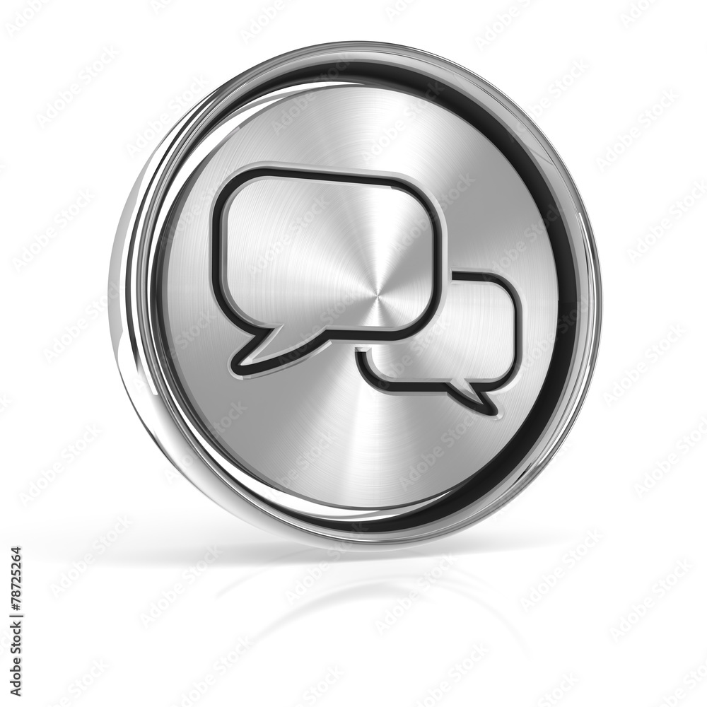 Fototapeta premium Chat button