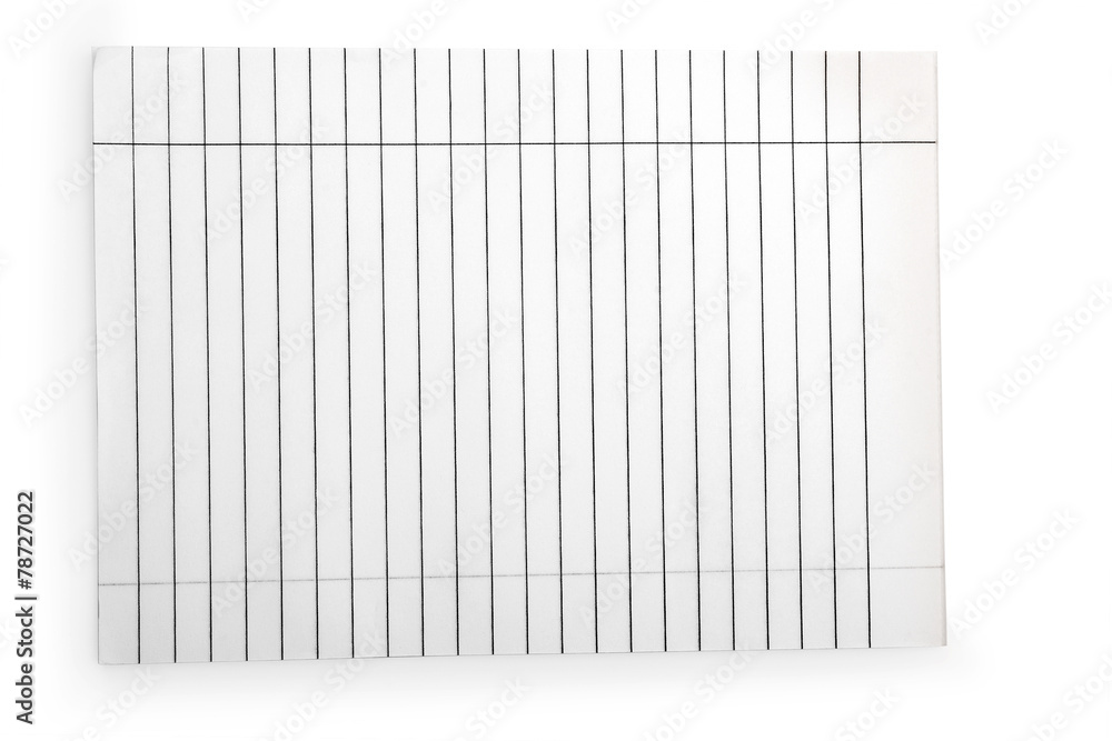 white paper in a line white paper in a line
