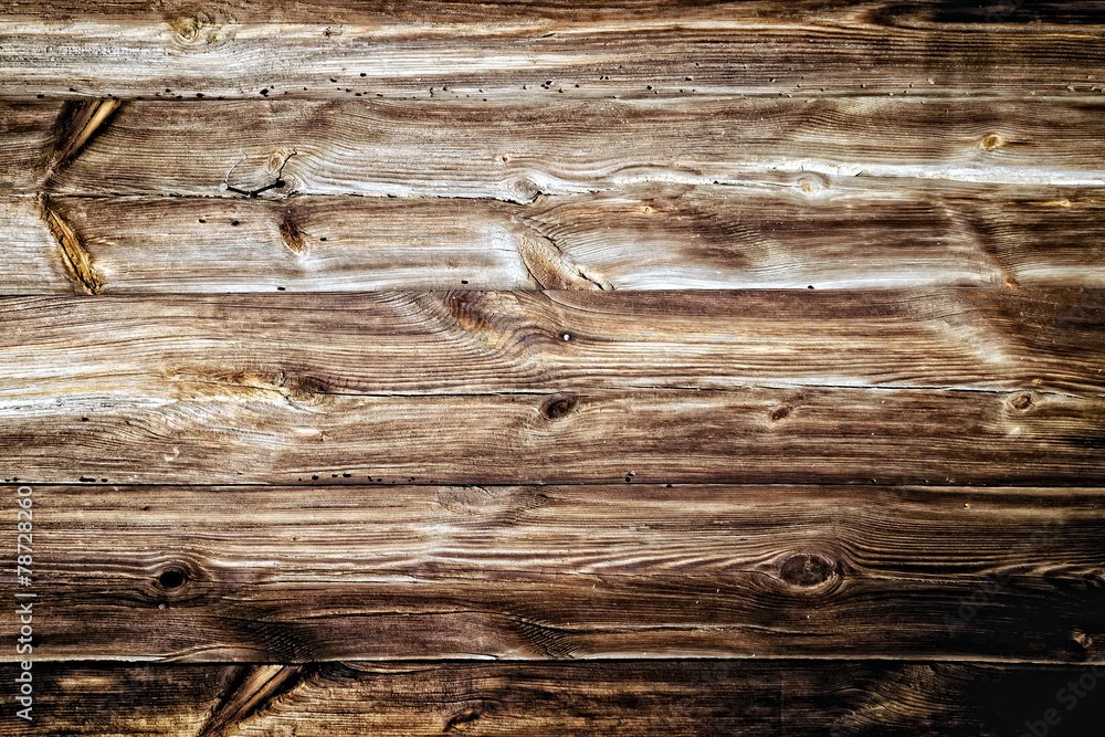 Naklejka premium The old wood texture with natural patterns