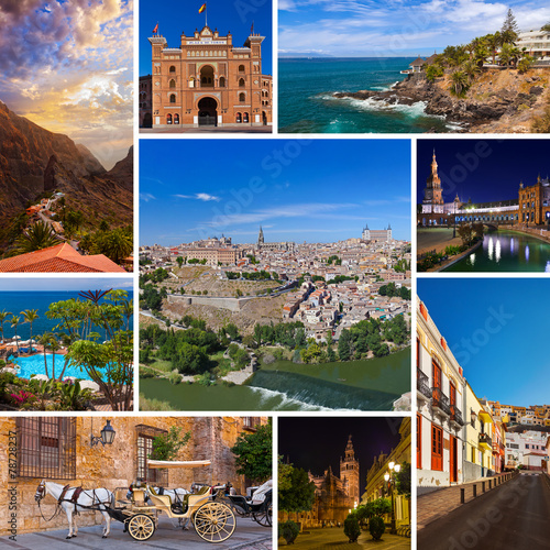 Collage of Spain images