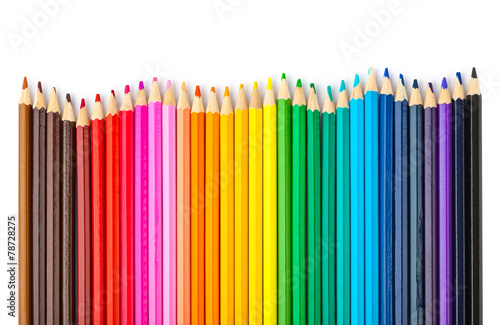 Multicolored pencils