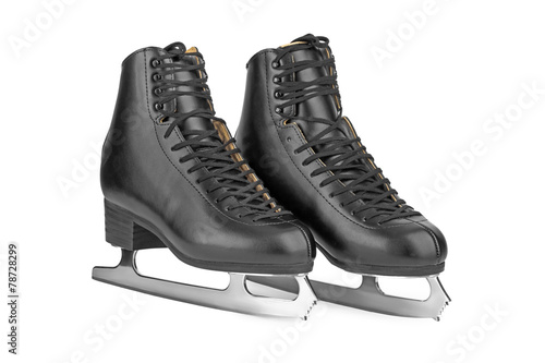 Black figure skates