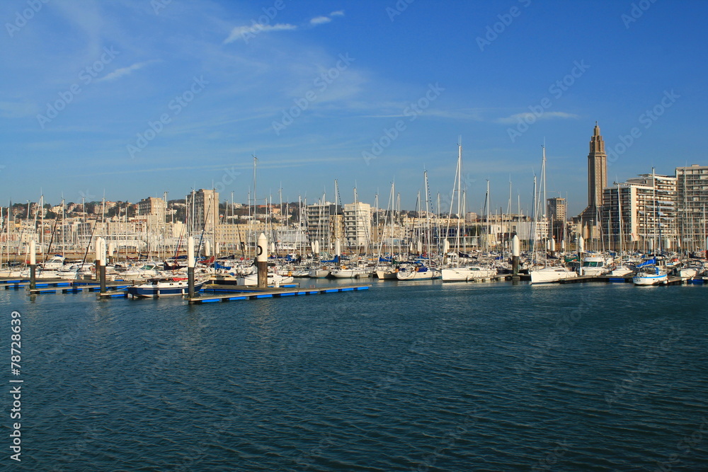 Port de plaisance du Havre, France