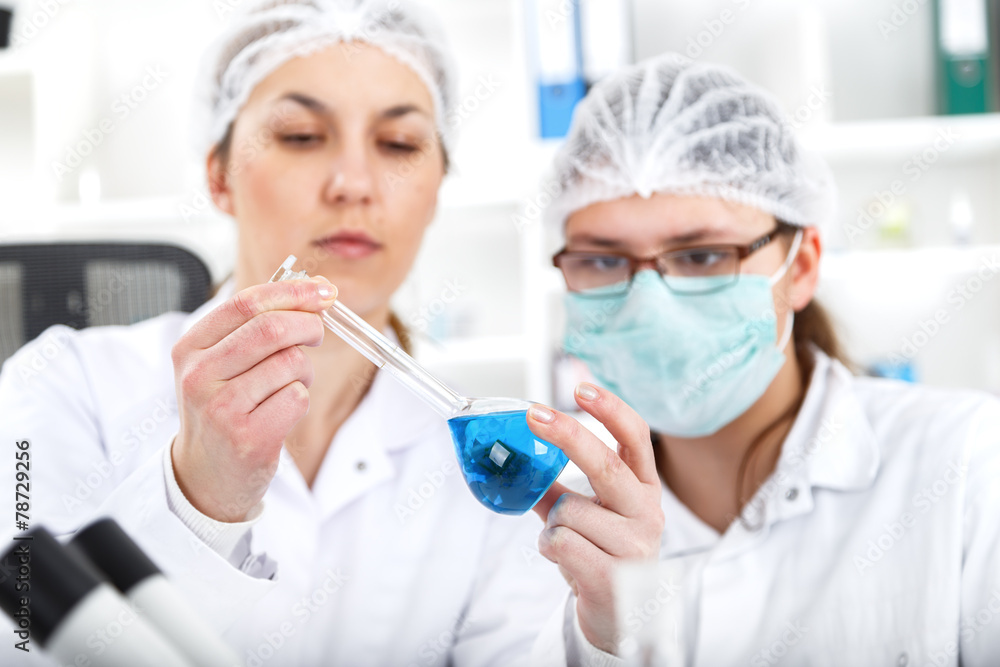 group of the students working at the laboratory group of the students working at the laboratory