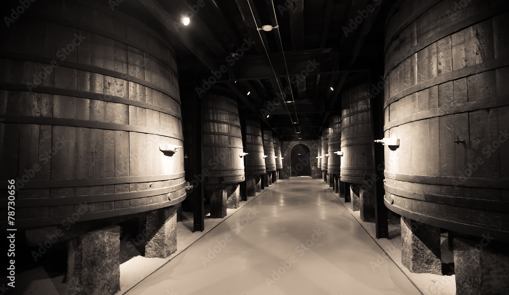 Aged photo of winery Stock Photo Adobe Stock