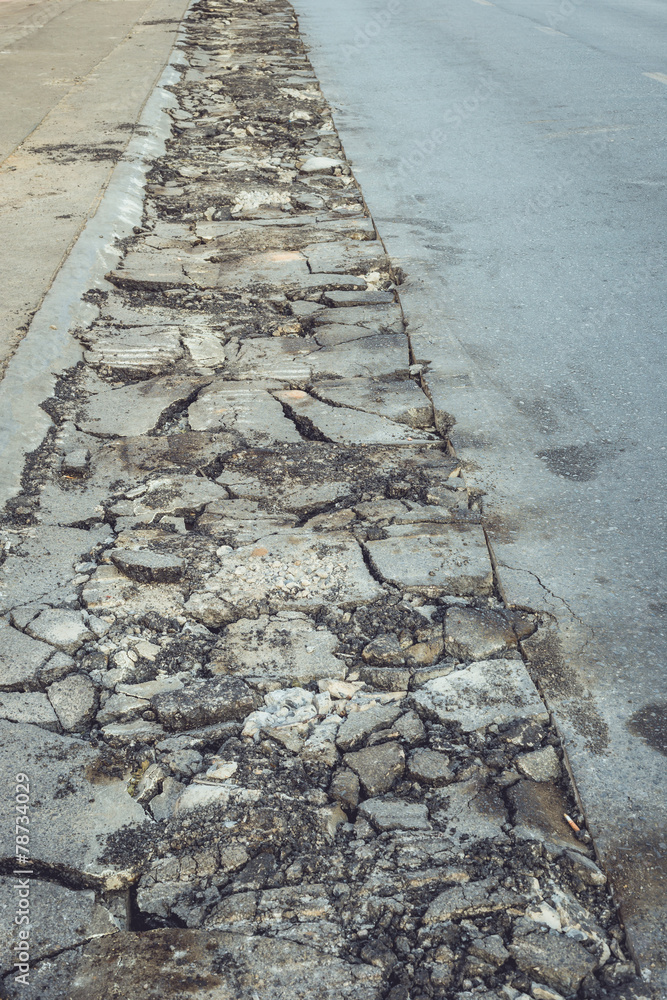 Asphalt road repair