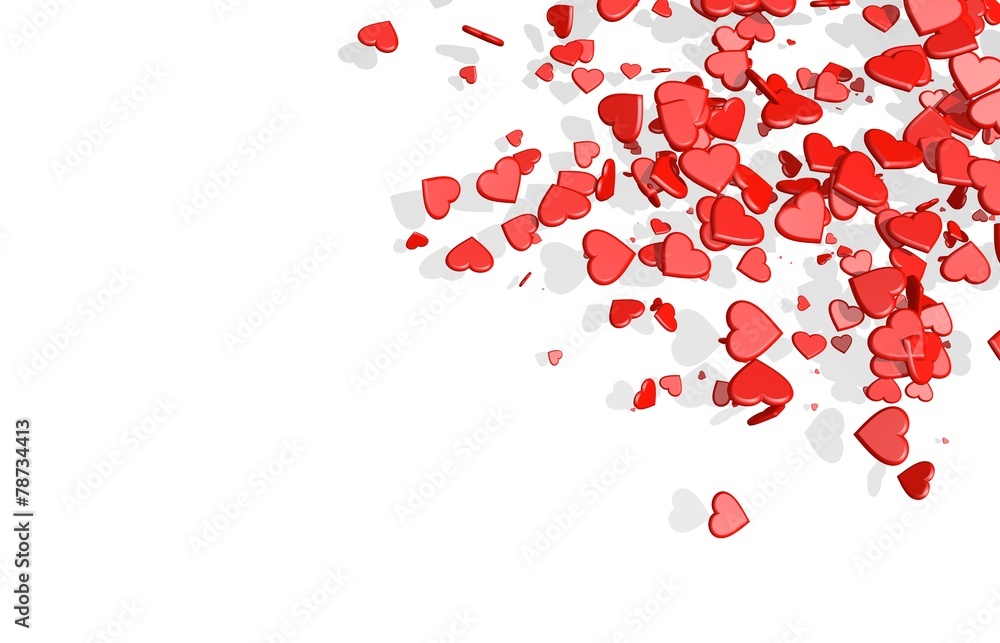 backdrop with 3d red hearts icon backdrop with 3d red hearts icon
