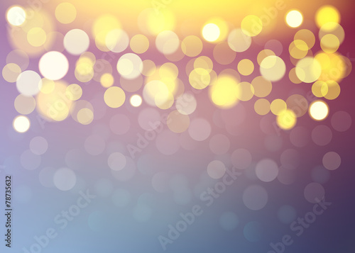 Vintage bokeh background, abstract with defocused lights.