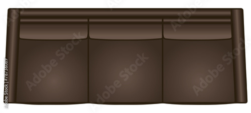 Sofa top view