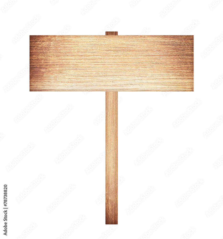 Wooden sign isolated on white background. Wooden sign isolated on white background.