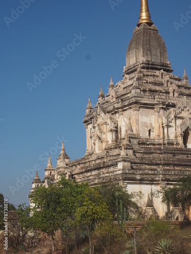 Pagodas budistas en Bagan (Myanmar)