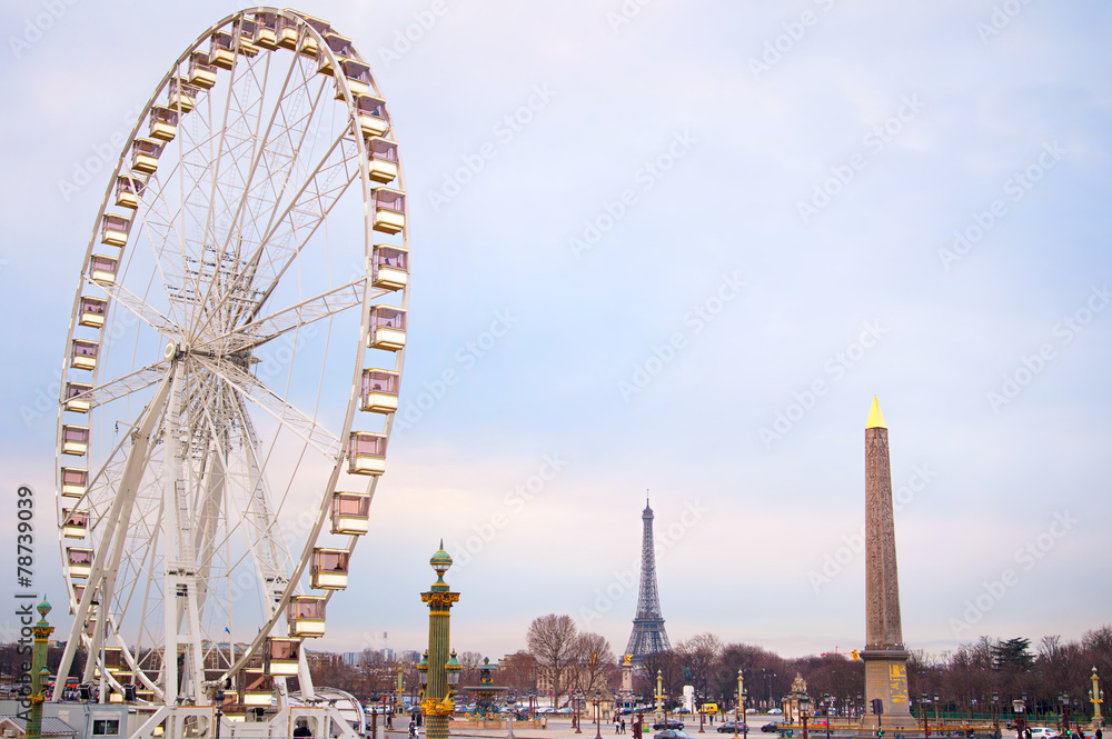 Paris ferries wheel