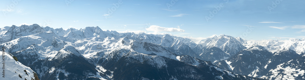Panorama Winter Alpen