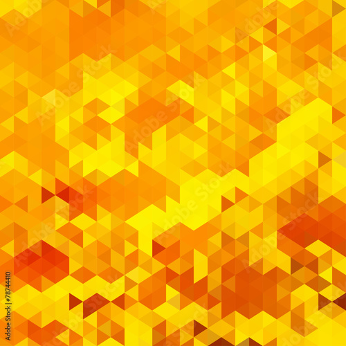 Abstract geometric background with vibrant yellow tones.