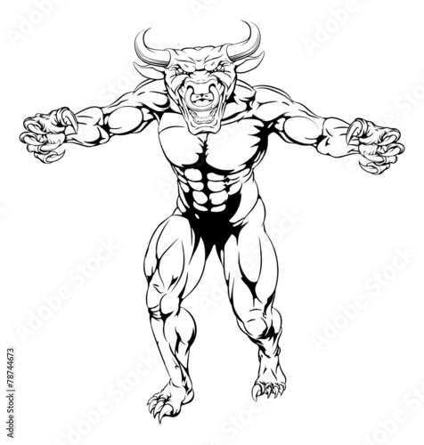 Bull mascot © Christos Georghiou