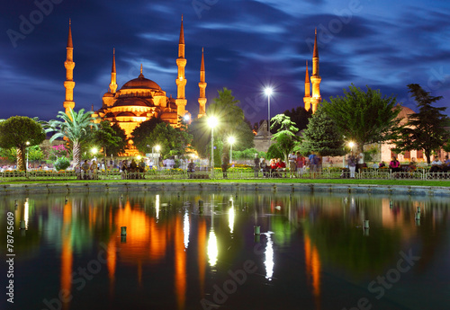 Blue mosque in Istanbul - Turkey