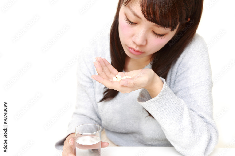 うつ病の女性 うつ病の女性