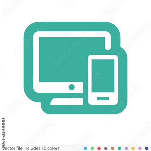 Sticker Icon - Vector file includes all colors
