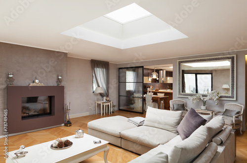 Bilde på lerret beautiful apartment furnished