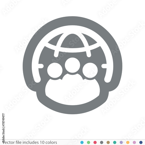Sticker Icon - Vector file includes all colors