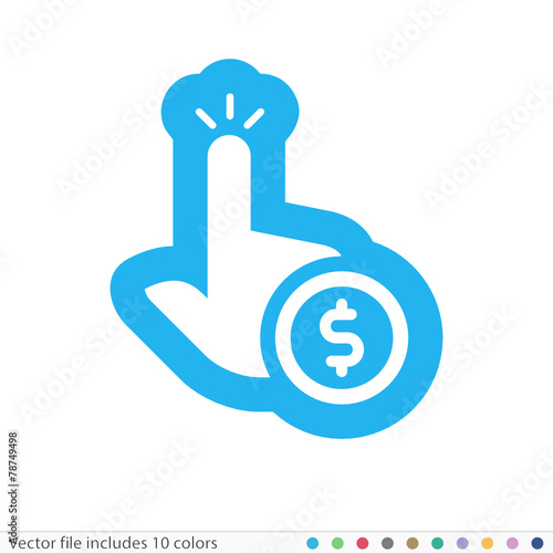 Sticker Icon - Vector file includes all colors