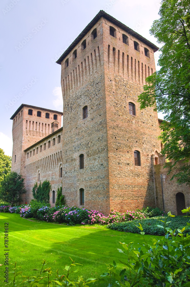 Castle of Castelguelfo. Emilia-Romagna. Italy.