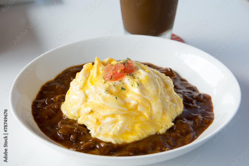 Beef omelet