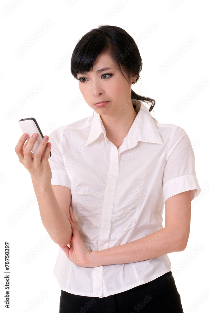 Worried business woman