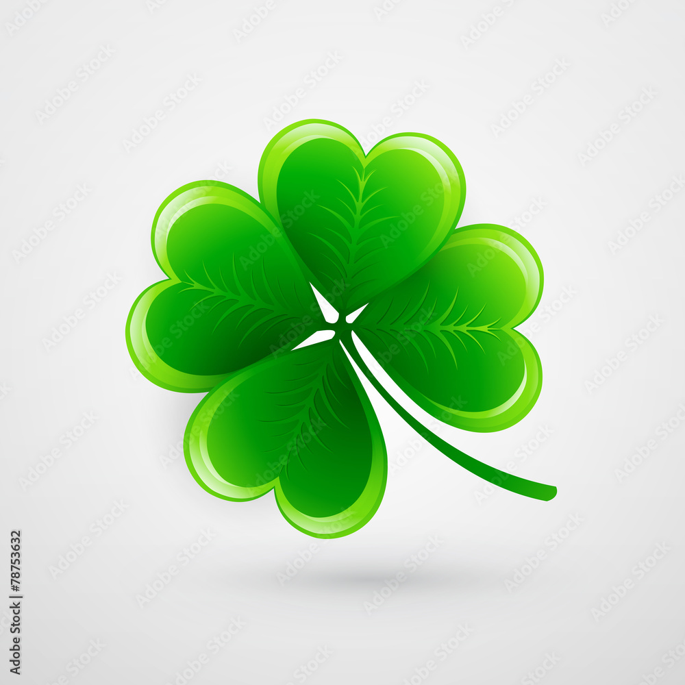 Clover leaf. Saint Patricks Day. Vector illustration Clover leaf. Saint Patricks Day. Vector illustration