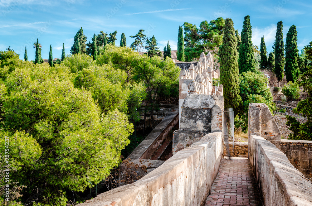 Gibralfaro fortress (Alcazaba de Malaga). Malaga. Spain Gibralfaro fortress (Alcazaba de Malaga). Malaga. Spain
