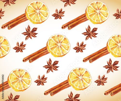 Painted vector illustration