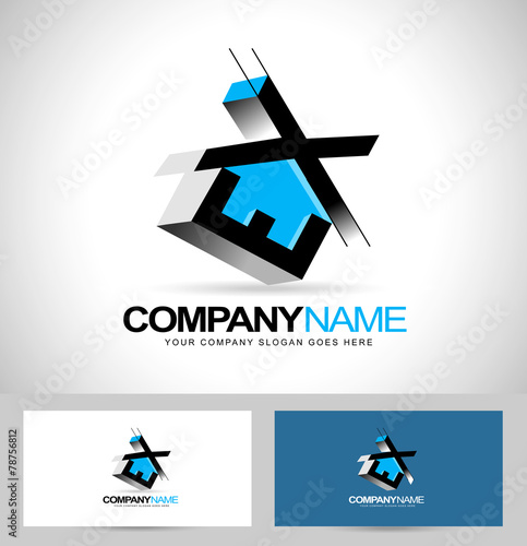 EX Letters Logo. Creative logo made of letter ex