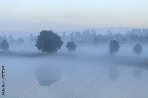 Misty morning by the river © Aberson