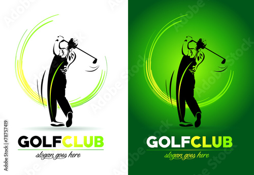 Golf Logo Vector Concept