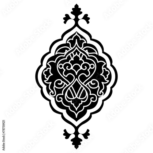 artistic ottoman pattern series sixty eight